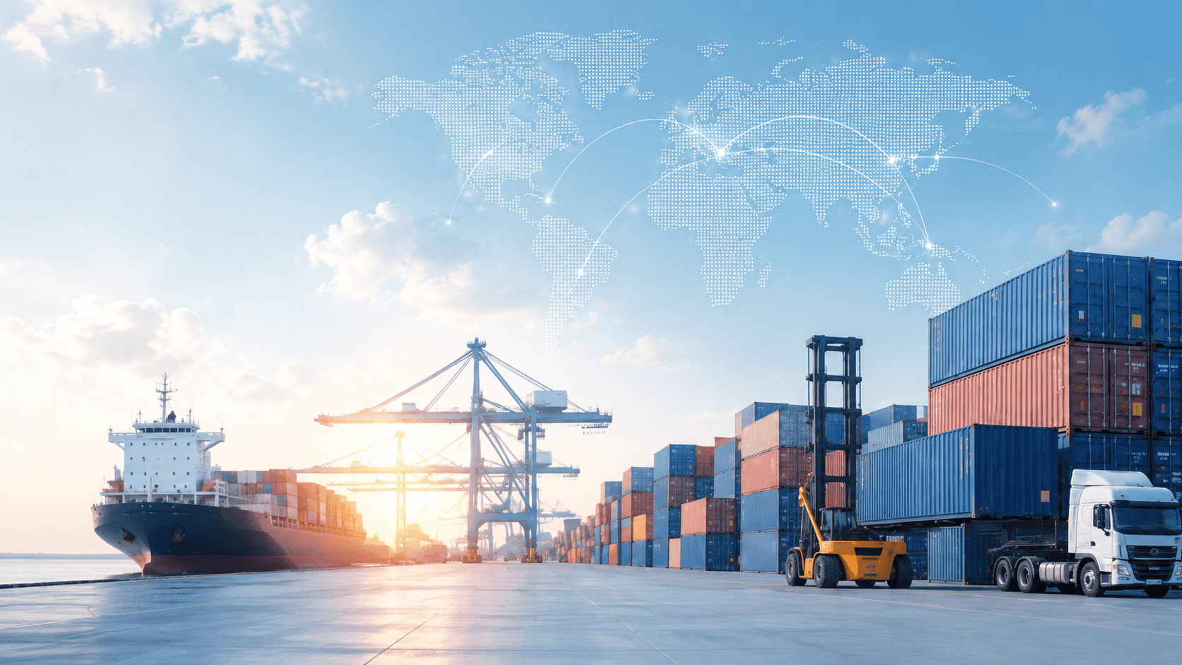 Global sourcing and logistics network